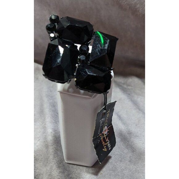 Tracy Lynn Glam Goth Around Midnight Statement Ring - Picture 2 of 10